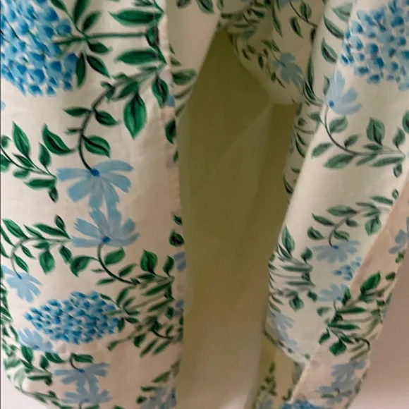 ANTHROPOLOGIE Off-Shoulder Hydrangea Maxi Dress- XXS - Picture 8 of 8